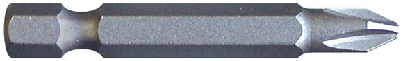 Century Drill And Tool Phillips Screwdriver Bit #2 Power 2″ Bit S2 Steel (#2 X 2