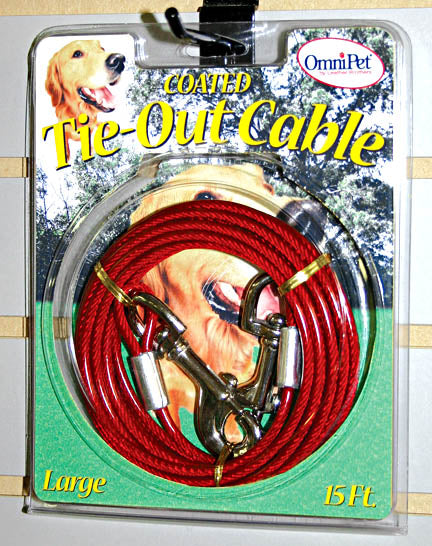 Leather Brothers Heavy Duty Tie-Out Cables 20 ft. (20 ft.)