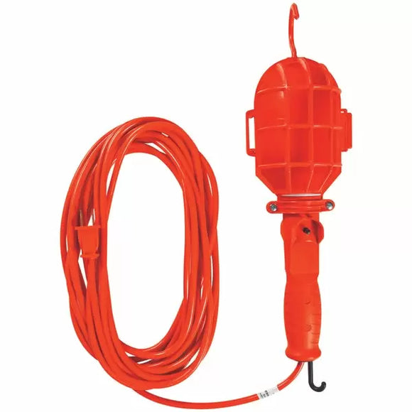 Woods Plastic Cage Trouble Light With 15 Ft. 18/2 SJTW Cord (15')