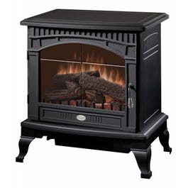 Electric Stove Heater, Black, 25-In