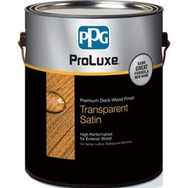 ProLuxe Premium Deck Wood Finish, Transparent Satin, Cedar, 1-Gallon