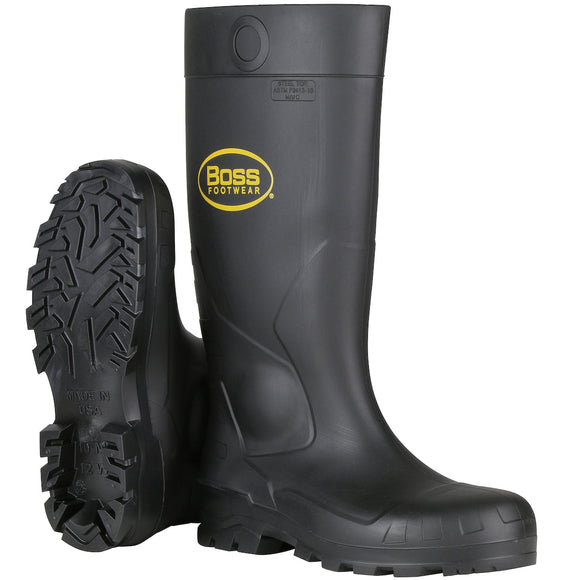 WCG BOOT PVC BLK 16IN SIZE 11 16