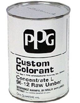 PPG Paint Colorant Liquid Raw Umber (96-12 - 1 Qt (946ML))