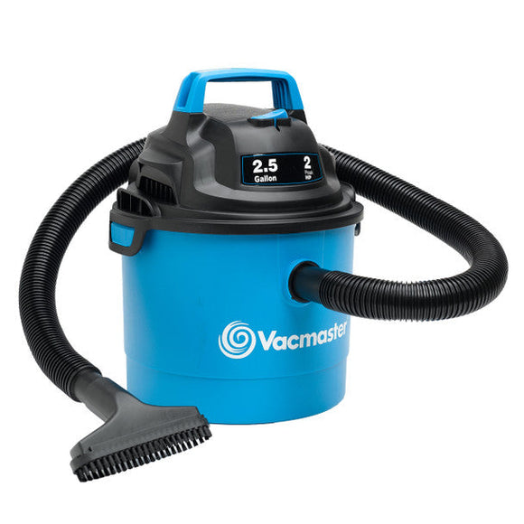 Vacmaster 2.5-Gallon* 2 Peak Hp† Wall Mountable Wet/Dry Vacuum (2.5-Gallon)