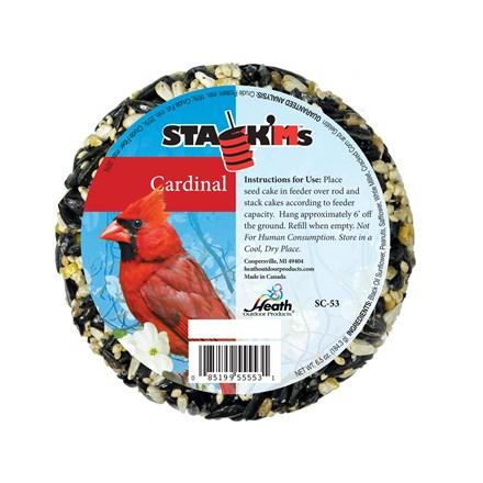 Heath SC-53 Cardinal Stack'Ms Seed Cake (7 Oz, 6 Pack)