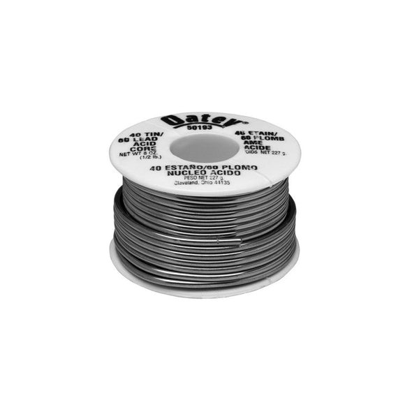 Oatey® 1/2 lb. 40/60 Acid Core Wire Solder (1/2 lb.)
