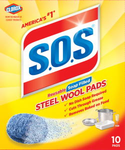 Clorox  S.O.S® Steel Wool Pads 10 Count (10 Count)