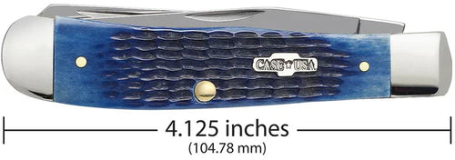 W.R. Case Rogers Corn Cob Jig Blue Bone Trapper (Blue Bone - Case USA Shield)