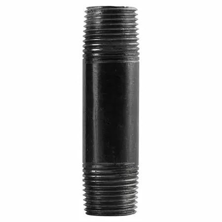 B & K Industries Black 3/8 Diameter Schedule 40 Nipples 2 1/2