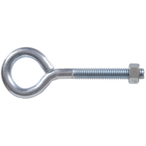 Hillman Hardware Essentials Eye Bolt with Hex Nut Zinc (1/2-13 x 6) (1/2-13 x 6)