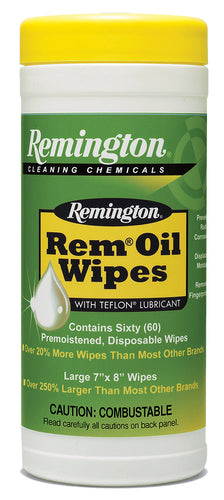 Remington Accessories 18384 Rem Oil Pop Up Wipes Multiple 7 x 8 60 Count