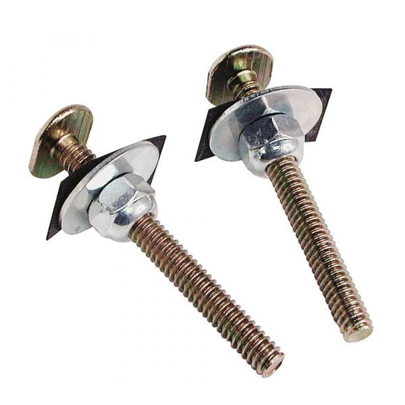 Danco 5/16 in. x 2-1/4 in. Closet Bolts with Nuts and Washers (2-Pack) (5/16