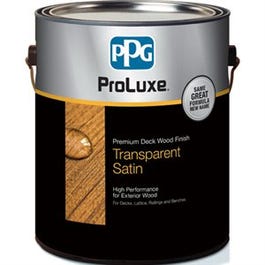 ProLuxe Premium Deck Wood Finish, Transparent Satin, Cedar, 1-Gallon