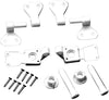SEAT HINGE TOILET PLASTIC WH