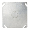 Hubbell Raco Square Cover Flat with Center KO