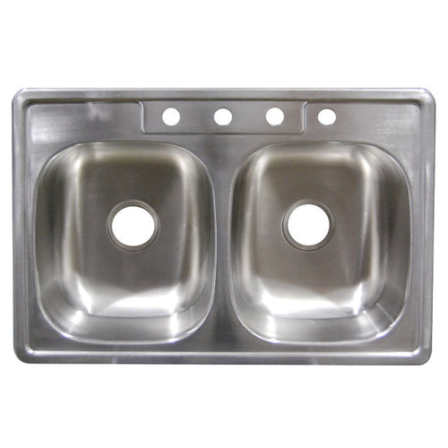 Brokering Solutions Sinks Stainless Steel Sink Double Bowl Top Mount