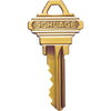 Schlage Nickel Plated House Key