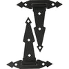 Hillman Hardware Essentials Ornamental T-Hinge Black