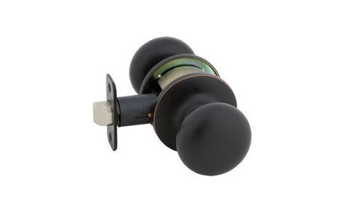 Delaney Callan Saxon Entry Knobset View Pack Oil-Rubbed Bronze Edged (US10BE)