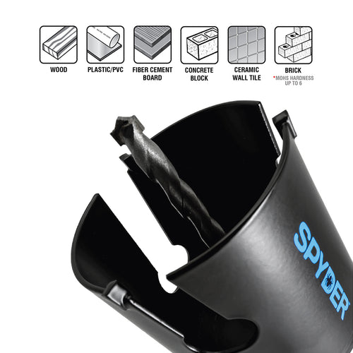 Spyder 18pc TCT Hole Saw Kit