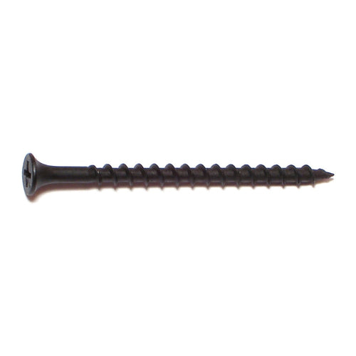 Monster Fastener Black Phosphate Steel Coarse Thread Phillips Bugle Head Drywall Screws
