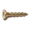 Monster Fastener Zinc Plated Steel Star Drive Interior Nibs Bugle Head Wood Screws