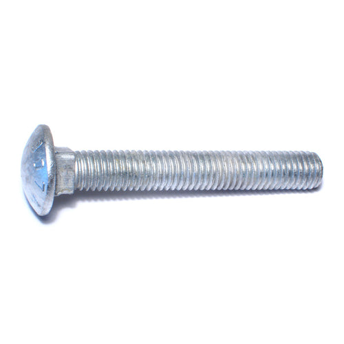 Monster Fastener Hot Dip Galvanized Grade 2 / A307 Steel Coarse Thread Carriage Bolts
