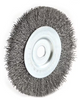 Forney Wire Wheel, Crimped, 4 in x .012 in x 1/2 in Arbor