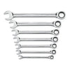 GearWrench 7 Piece 72-Tooth 12 Point Ratcheting Combination SAE Wrench Set