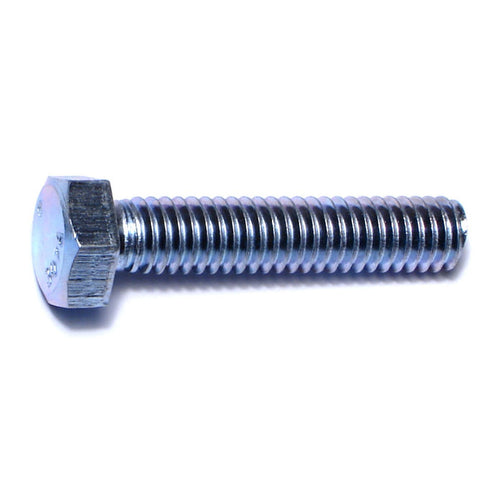 Monster Fastener Zinc Plated Steel Coarse Full Thread Hex Head Tap Bolts