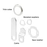 Prime-Line 9/16 in. Drawer and Cabinet Lock, Chrome Finish, Keyed Alike (Single Pack)