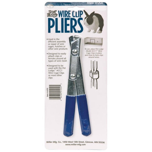 PET LODGE WIRE CLIP PLIERS (BLUE/SILVER)