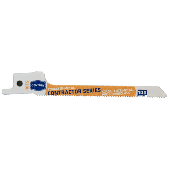 Century Drill And Tool Contractor Series Reciprocating Saw Blade 18ts X 4″ (18TS X 4″)