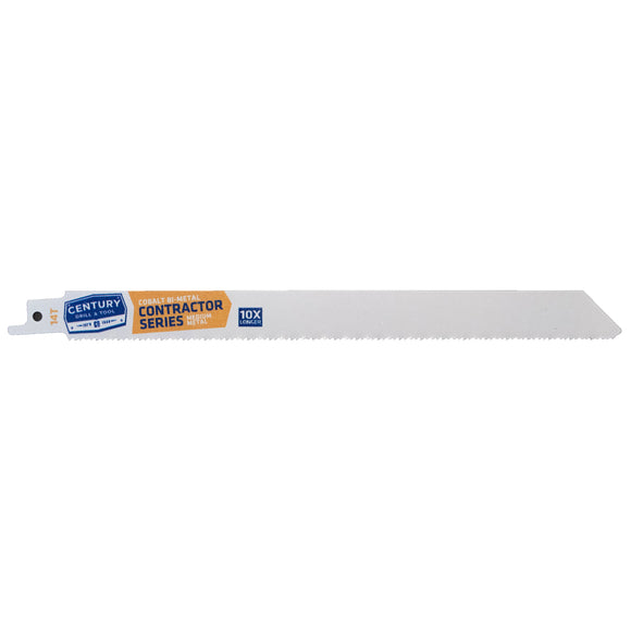 Century Drill And Tool Contractor Series Reciprocating Saw Blade 14t X 9″ (14T X 9″)