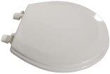 LDR Industries Deluxe Toilet Seat Round with Beveled Edge