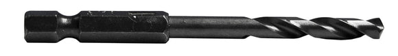 Century Drill And Tool Black Oxide Impact Pro Drill Bit 9/64″ (9/64″)