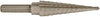 Century Drill And Tool Step Drill 13 Steps #1 1/8″-1/2″ Hss Zirconium Coated Step Depth 1/8″ Shank 1/4″ (#1 1/8″-1/2″ x 1/4)