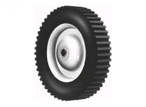 Maxpower Precision Parts 8in. x 1.75in. Plastic Lawn Mower Wheel (8 X 1.75)