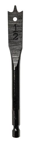 Century Drill And Tool Stubby Lazer Spade 1/2 X 4″ Power Drive Shank 1/4″ (1/2 X 4″ X 1/4″)