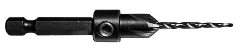 Century Drill And Tool Taper Countersink #4 1/4″ Hex Shank 7/64″ Drill Size (#4 x 1/4″ x 7/64″)