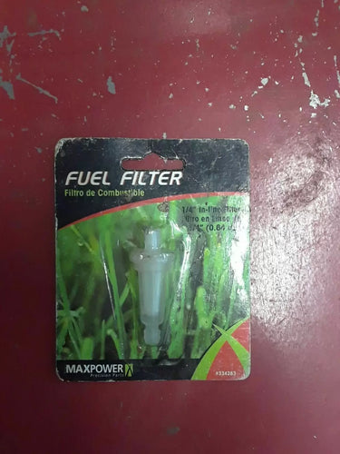 MaxPower 1/4-Inch Fuel Line Filter (1/4)