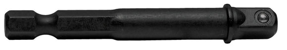 Century Drill And Tool Socket Adapter 1/4″ Square Drive 2″ Length 1/4″ Hex Shank Impact Pro (1/4