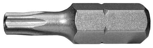 Century Drill And Tool Security Star Insert Bit T27 1″ S2 Steel Screwdriver Bit (T27 X 1″)