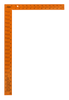 Johnson Level 16 x 24 Easy-Read™ Steel Framing Square (16 x 24)