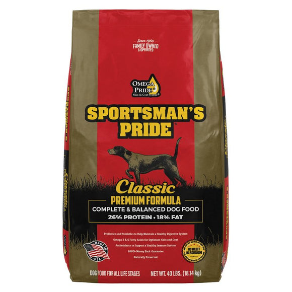 Sportsman’s Pride Classic Premium Formula Dog Food 40 lbs (40 Lbs.)
