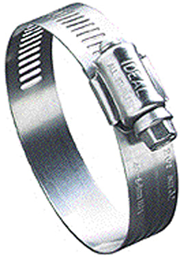 Stainless steel hose clamp with screw from BOSHART INDUSTRIES