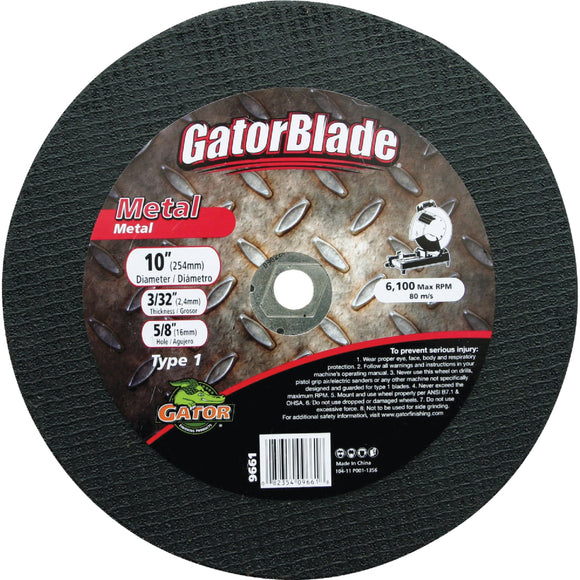 Gator Blade Type 1 12 In. x 1/8 In. x 1 In. Metal Cut-Off Wheel