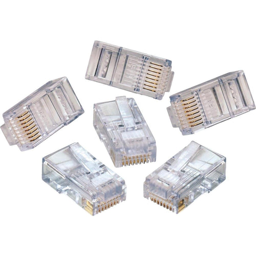 Leviton RJ45 CAT-5E Clear Connector (10-Pack)