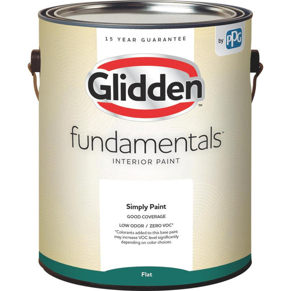 Glidden Fundamentals Interior Paint Flat Midtone Base 1 Gallon