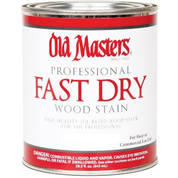 Old Masters 61704 Fast Dry Wood Stain, Pecan ~ Quart